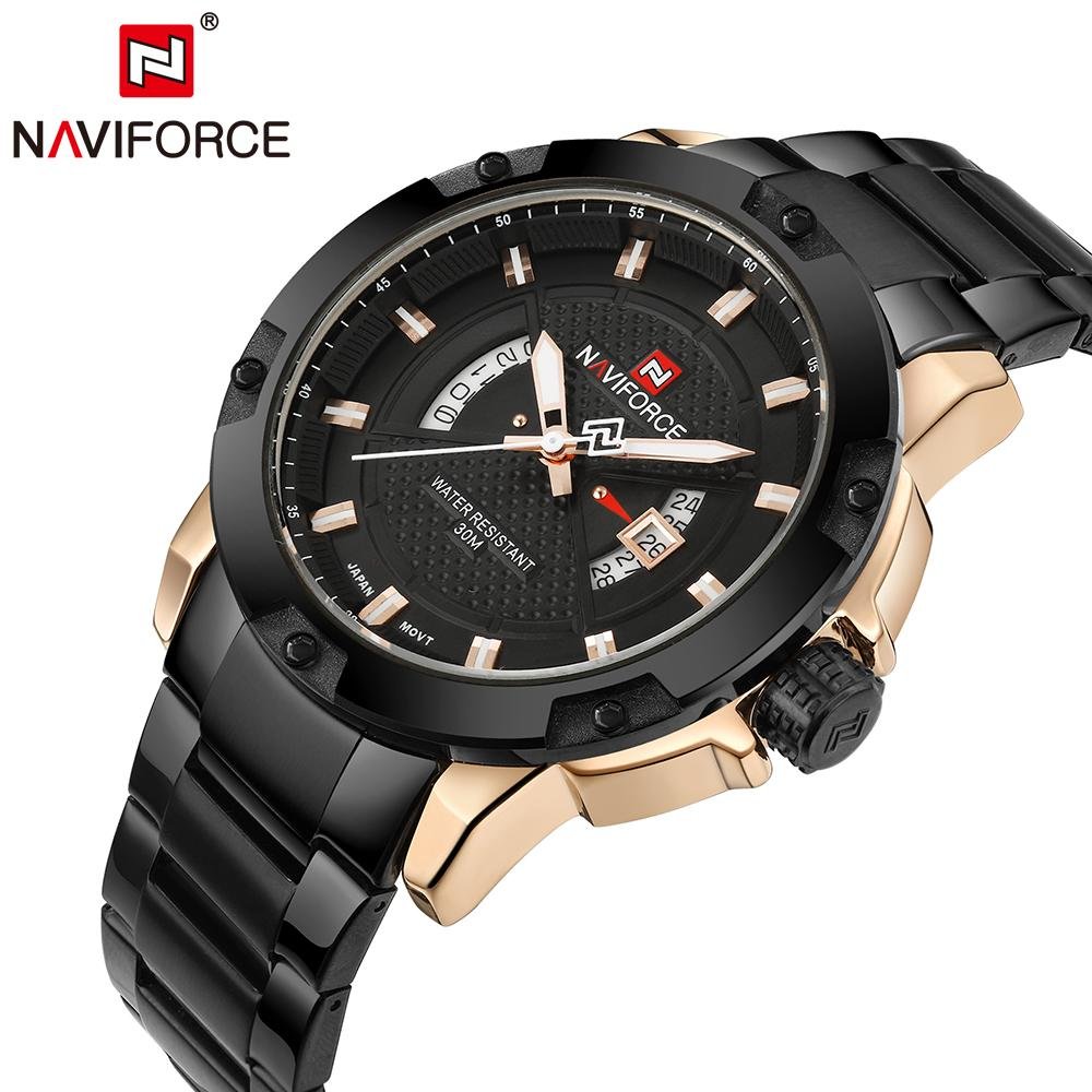 NAVIFORCE Sports Watches Men's Quartz Waterproof Wristwatch - Image 2