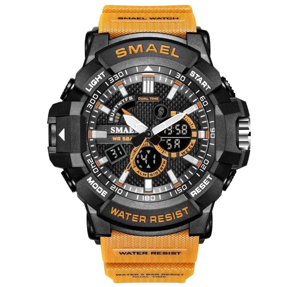 SKMEL 1809 Mens Watches Military 50m Waterproof Sport Watch Camouflage Stopwacth LED Alarm Clock For Male 1809B relogio masculino Watch Men - Image 12