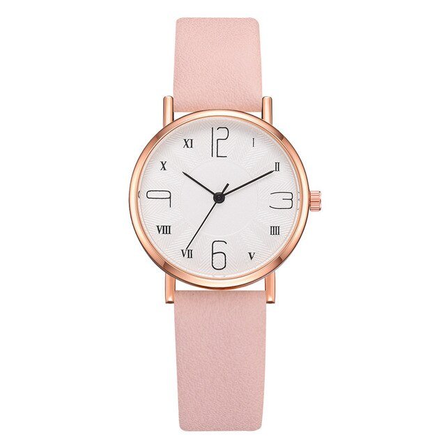 Women Watches Luxury Brand Fashion Leather Strap Round Dial Digital Watch Ladies Quartz Wristwatches Clock Girl Montre Femme 533 - Image 9