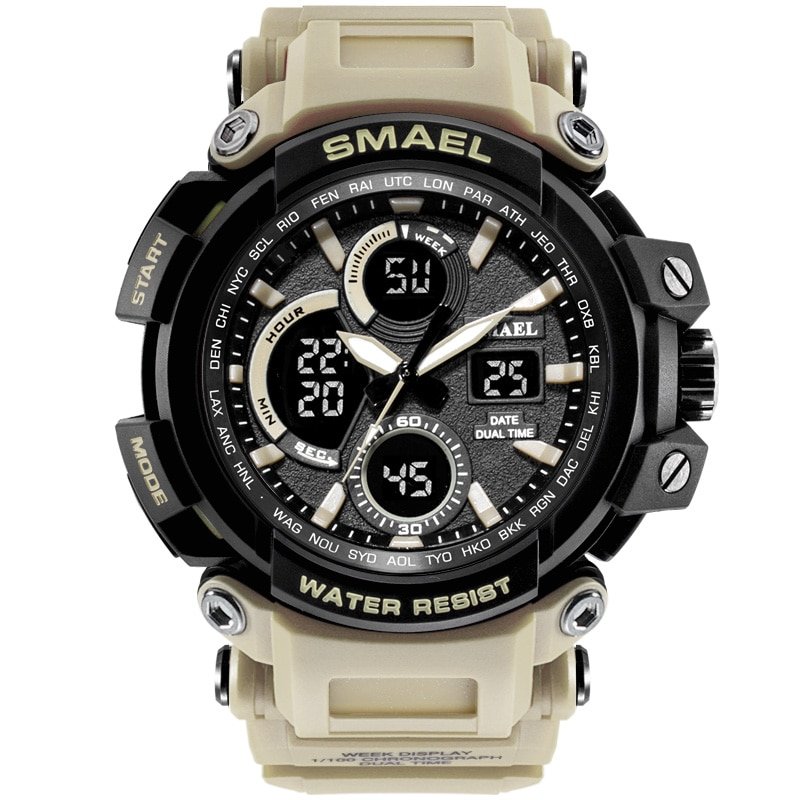 SMAEL 1708B Sport Watches Waterproof Men Watch LED Digital Watch Military Male Clock Relogio Masculino erkek kol saati Men Watch - Image 20