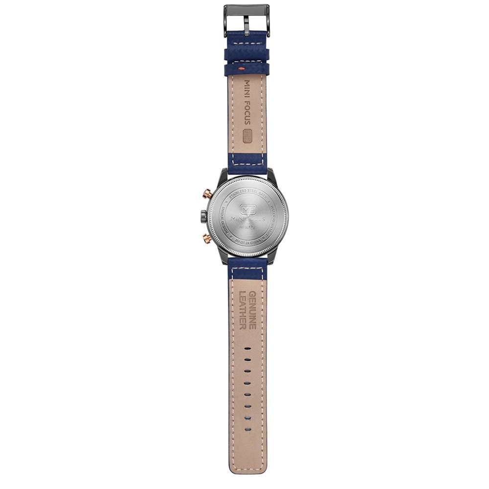 MF0017G Watches Men Luxury Brand MINI FOCUS Quartz Fashion Leather Watch Man Chronograph Male Wristwatch Men relogio masculino - Image 6