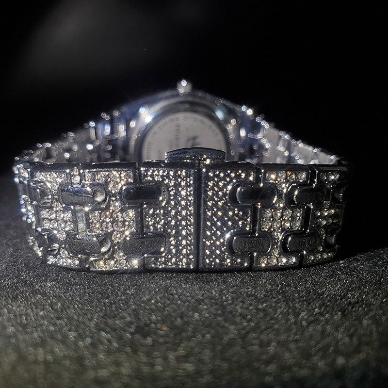 MISSFOX 2528 Silver Women's Watch Casual Dress Ladies Watch Fashion Waterproof Steel Quartz Wrist Watches For Women Valentines Gift - Image 4