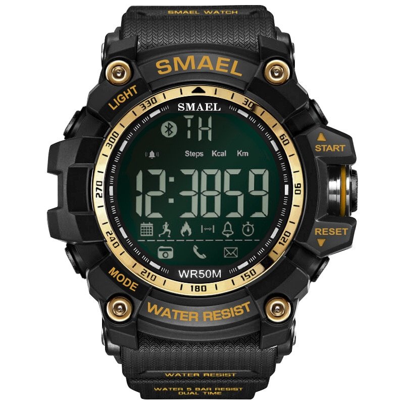 SMAEL1617 Mens Chronograph Watches Sport Male Clock Stop Army Military Watch Men Multifunction Waterproof LED Digital Watch for Man - Image 9