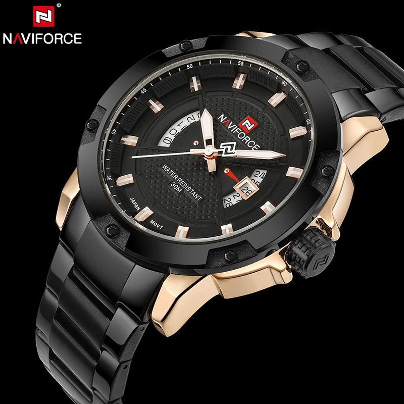 NAVIFORCE Sports Watches Men's Quartz Waterproof Wristwatch - Image 7