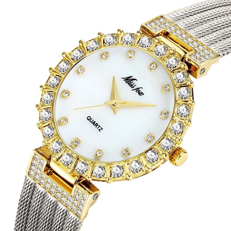 MISSFOX Women Watches Luxury Brand Watch Bracelet Waterproof Big Lab Diamond Ladies Wrist Watches For Women Quartz Clock Hours - Image 9