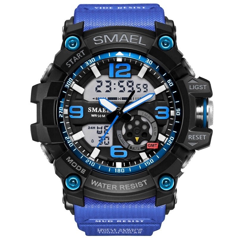 SMAEL 1617B Digital Watch Men Sport Super Cool Men's Quartz Sports Watches Luxury Brand LED Military Wristwatch Male xfcs - Image 14