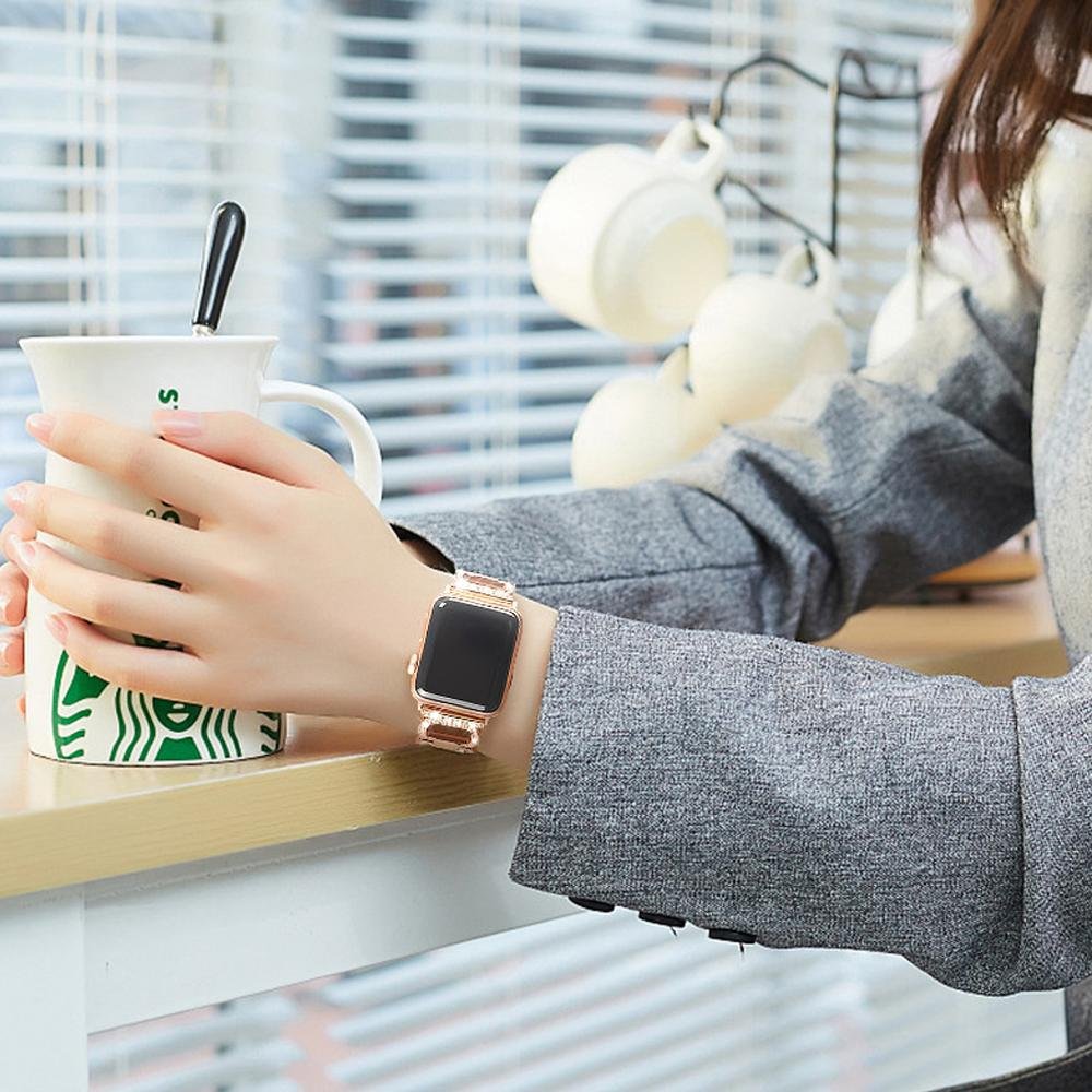 Stainless Steel Strap For Apple Watch Band for iWatch Series 3 2 1 - Image 6