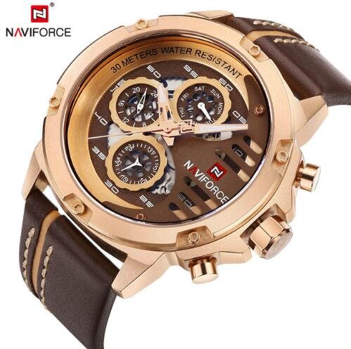 NAVIFORCE Men's Waterproof Quartz Sport Wrist Watches - Image 11
