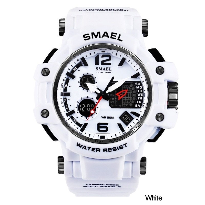 SMAEL 1509 Men Quartz Digital Watch Mens Sport Watches Electronic Military Wrist watch Male Waterproof Clock Relogios Masculino - Image 14
