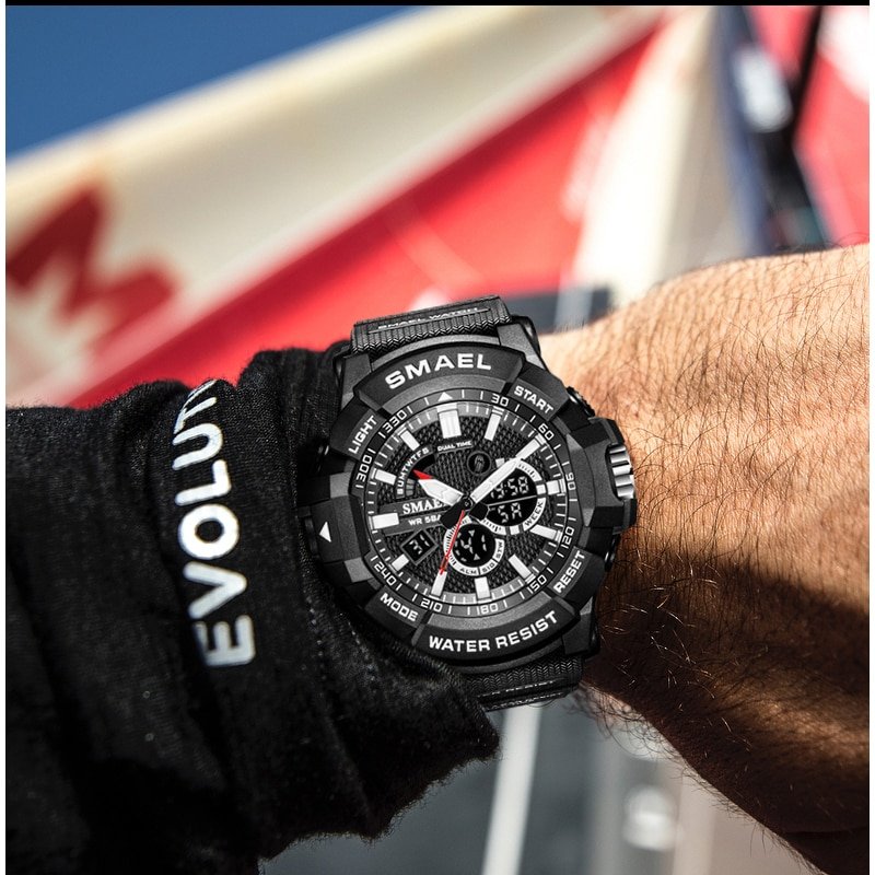 SKMEL 1809 Mens Watches Military 50m Waterproof Sport Watch Camouflage Stopwacth LED Alarm Clock For Male 1809B relogio masculino Watch Men - Image 6