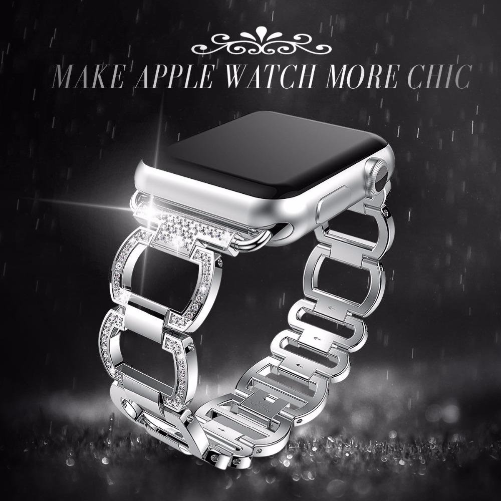 Stainless Steel Strap For Apple Watch Band for iWatch Series 3 2 1 - Image 2