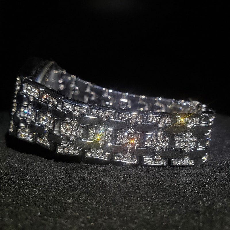 MISSFOX 2528 Silver Women's Watch Casual Dress Ladies Watch Fashion Waterproof Steel Quartz Wrist Watches For Women Valentines Gift - Image 3