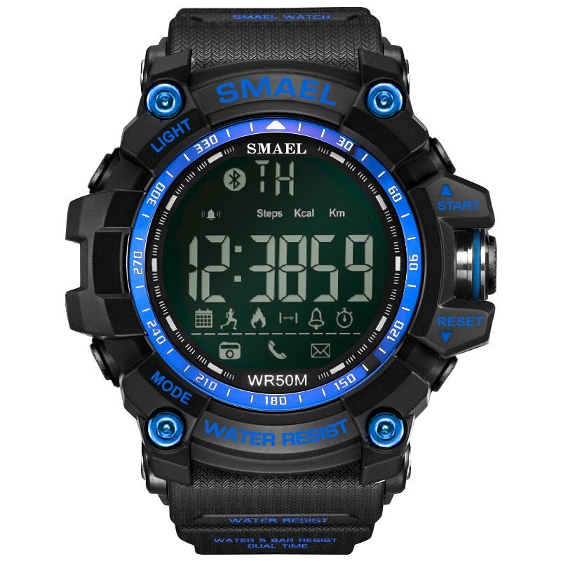 SMAEL1617 Mens Chronograph Watches Sport Male Clock Stop Army Military Watch Men Multifunction Waterproof LED Digital Watch for Man - Image 11
