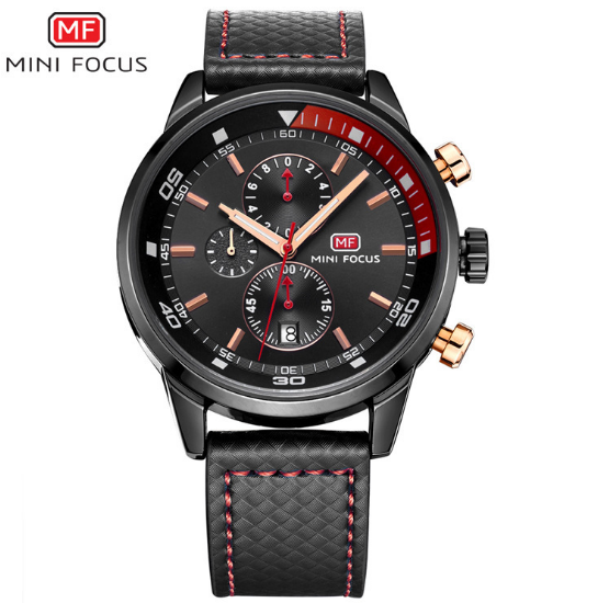 MF0017G Watches Men Luxury Brand MINI FOCUS Quartz Fashion Leather Watch Man Chronograph Male Wristwatch Men relogio masculino - Image 8