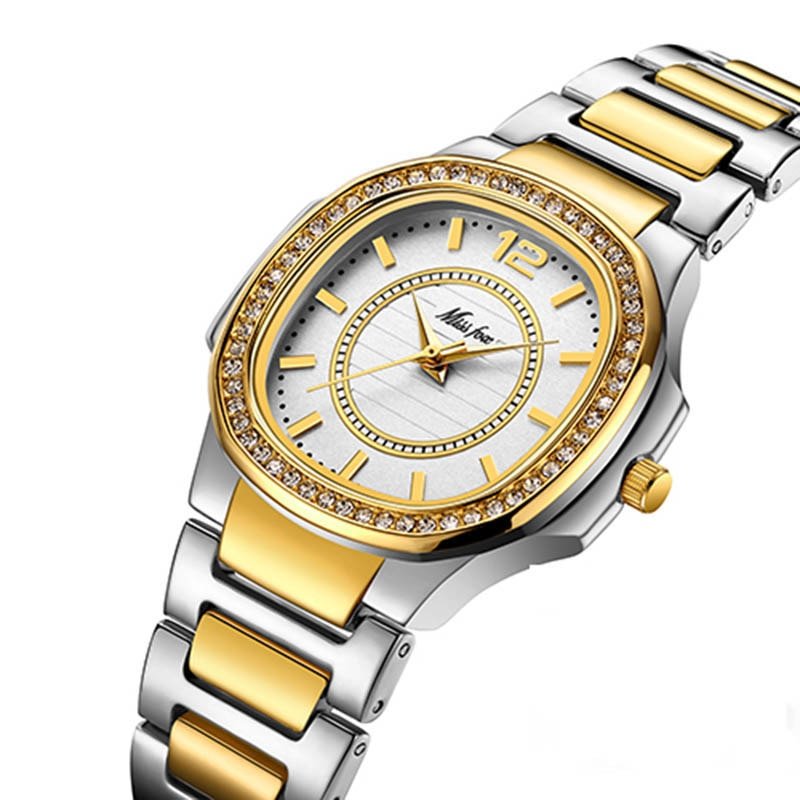 Missfox 2549 Women Watches Women Fashion Watch Geneva Designer Ladies Watch Luxury Brand Diamond Quartz Gold Wrist Watch Gifts For Women - Image 8