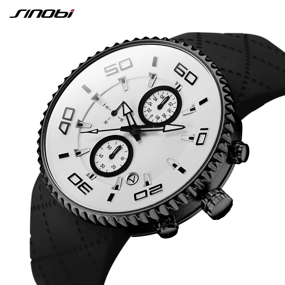 SINOBI Sports Watches Mens Stopwatch 30m Waterproof - Image 2