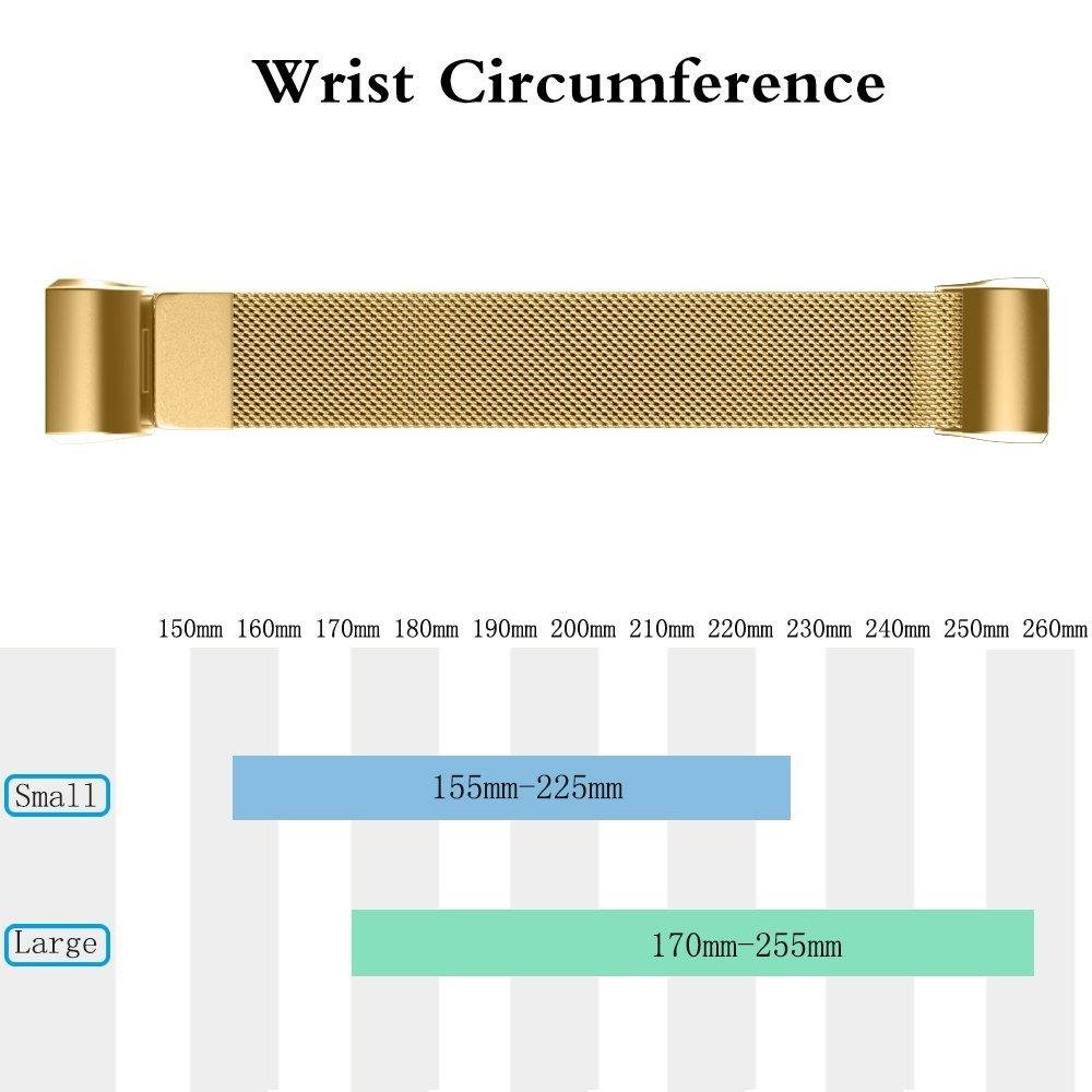 Milanese Magnet watchband For Fitbit Charge 2 - Image 4