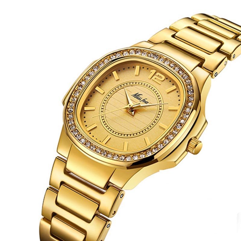Missfox 2549 Women Watches Women Fashion Watch Geneva Designer Ladies Watch Luxury Brand Diamond Quartz Gold Wrist Watch Gifts For Women - Image 7
