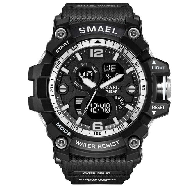 SMAEL 1617B Digital Watch Men Sport Super Cool Men's Quartz Sports Watches Luxury Brand LED Military Wristwatch Male xfcs - Image 20