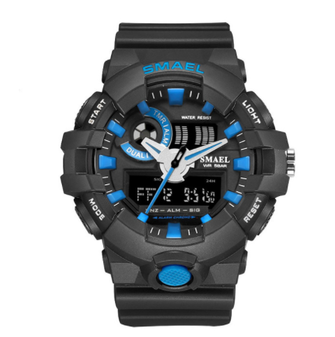 SMAEL 1642-2 Brand Luxury Cowboy Sport Watch New Men Military Watches Analog Army Digital Writwatch 8001 Waterproof Clock Men's Watch - Image 2