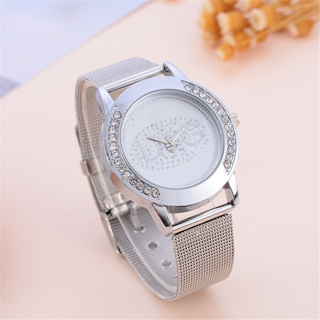 New Fashion European popular style Women Watch Luxury Brand Quartz Watches Reloj Mujer Casual Stainless Steel Wristwatches - Image 2