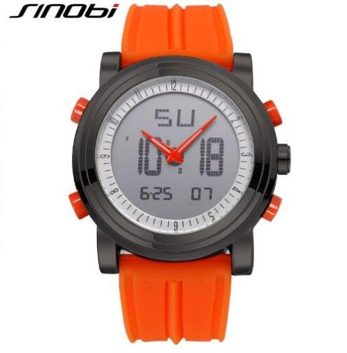 SINOBI Sports Watch Men's Wrist Watches Digital Quartz Clock 2 Movement Waterproof - Image 10