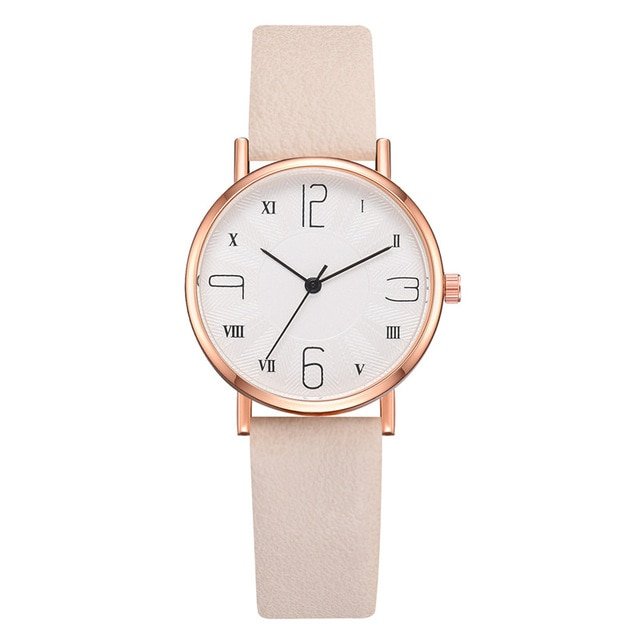 Women Watches Luxury Brand Fashion Leather Strap Round Dial Digital Watch Ladies Quartz Wristwatches Clock Girl Montre Femme 533 - Image 7