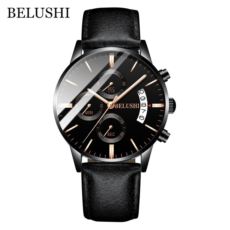Men's Watch Luxury Brand BELUSHI High-end Man Business Casual Watches Mens Waterproof Sports Quartz Wristwatch relogio masculino - Image 4