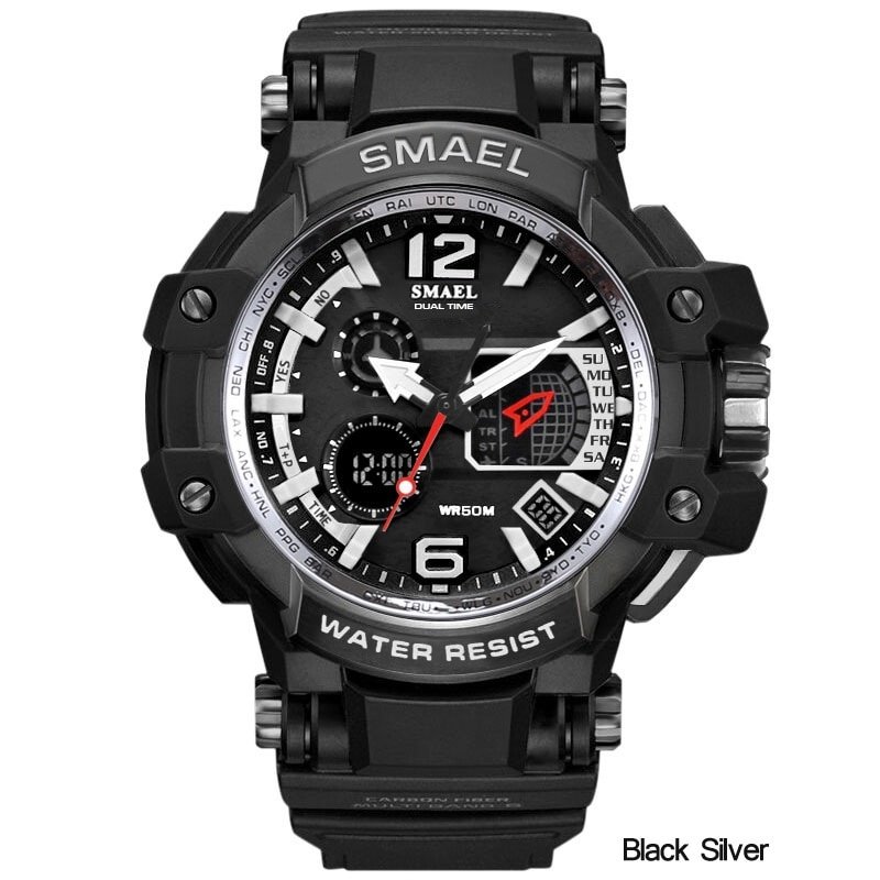 SMAEL 1509 Men Quartz Digital Watch Mens Sport Watches Electronic Military Wrist watch Male Waterproof Clock Relogios Masculino - Image 12