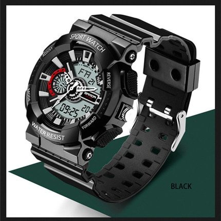 SANDA fashion watches men's LED digital watches G watches waterproof sports military watches relojes hombre - Image 9