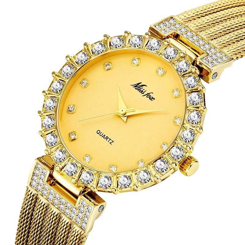 MISSFOX Women Watches Luxury Brand Watch Bracelet Waterproof Big Lab Diamond Ladies Wrist Watches For Women Quartz Clock Hours - Image 8