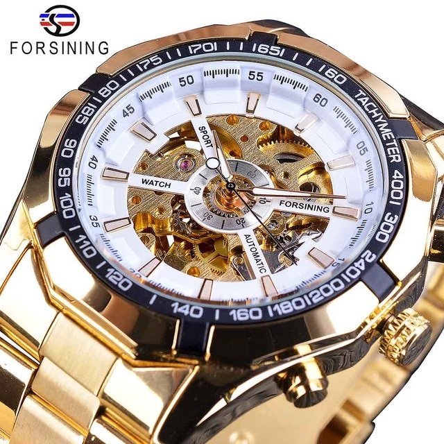 Silver Stainless Steel Waterproof Mens Skeleton Watches Top Brand Luxury Transparent Mechanical Male Wrist Watch - Image 10