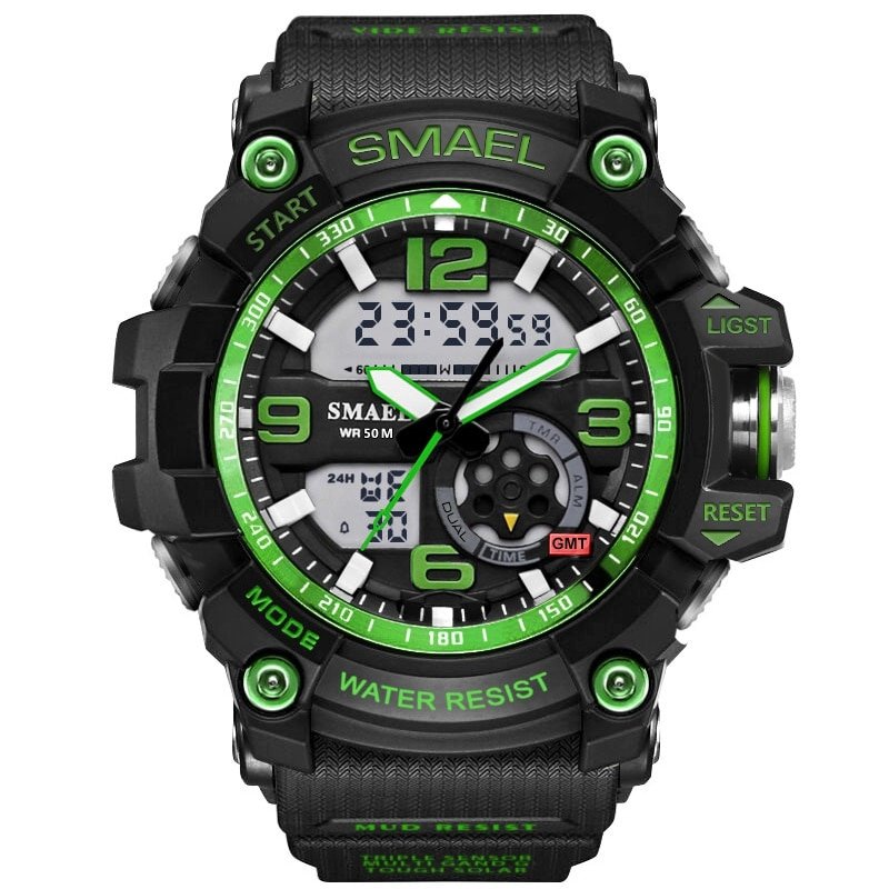 SMAEL 1617B Digital Watch Men Sport Super Cool Men's Quartz Sports Watches Luxury Brand LED Military Wristwatch Male xfcs - Image 9
