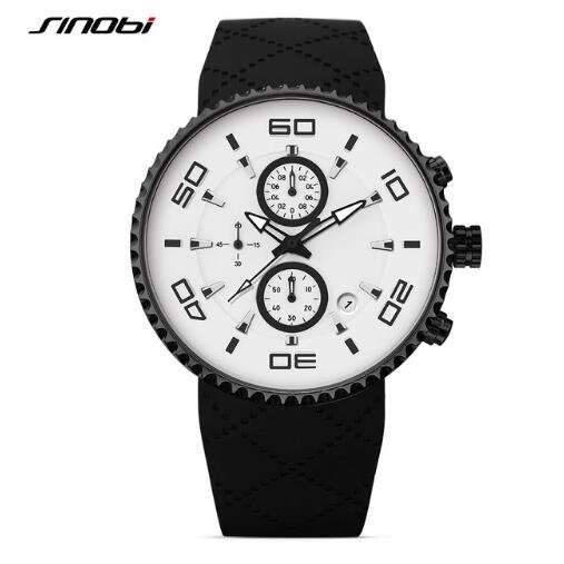 SINOBI Sports Watches Mens Stopwatch 30m Waterproof