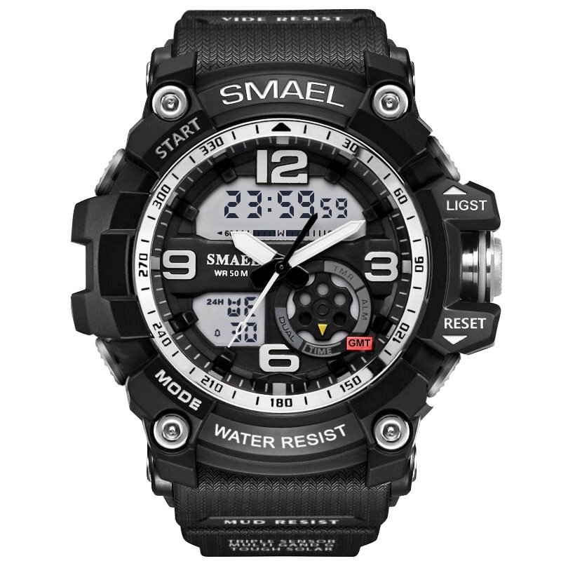 SMAEL 1617B Digital Watch Men Sport Super Cool Men's Quartz Sports Watches Luxury Brand LED Military Wristwatch Male xfcs - Image 12