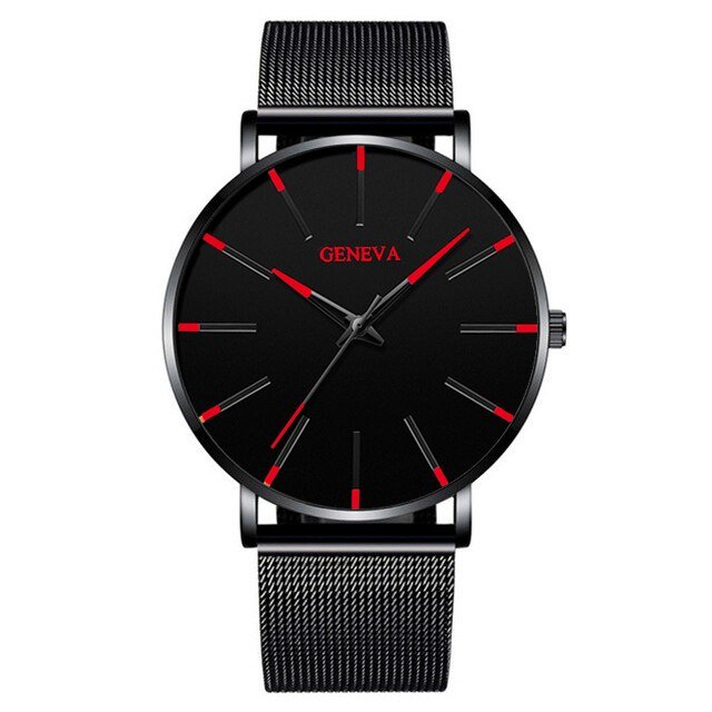 Minimalist Men's Fashion Ultra Thin Watches Simple Men Business Stainless Steel Mesh Belt Quartz Watch Relogio Masculino - Image 27