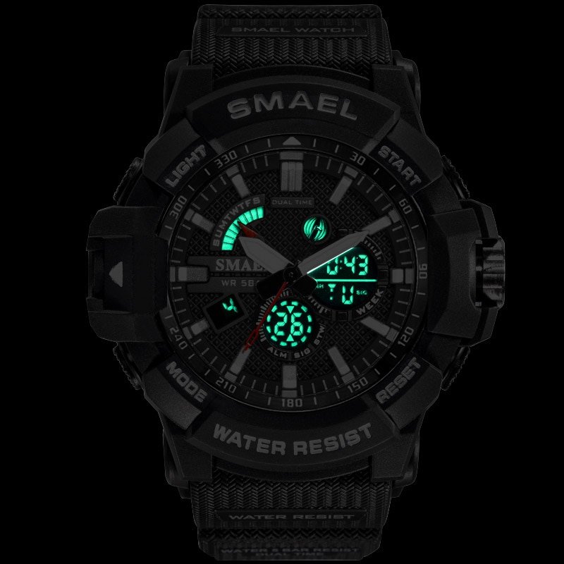 SKMEL 1809 Mens Watches Military 50m Waterproof Sport Watch Camouflage Stopwacth LED Alarm Clock For Male 1809B relogio masculino Watch Men - Image 2