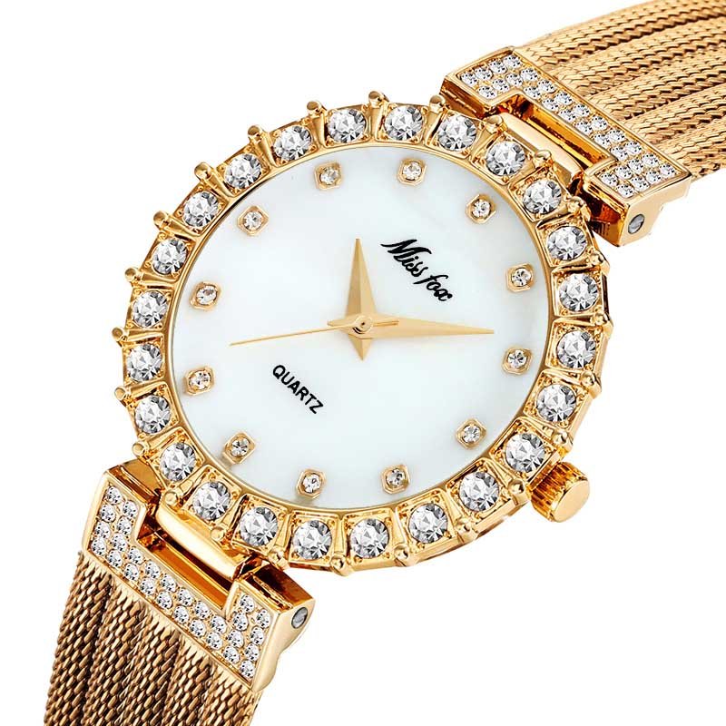 MISSFOX Women Watches Luxury Brand Watch Bracelet Waterproof Big Lab Diamond Ladies Wrist Watches For Women Quartz Clock Hours - Image 10