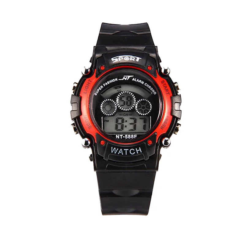 Men's multi-function digital wristwatches outdoor sports luminous black LED watch student watches - Image 5