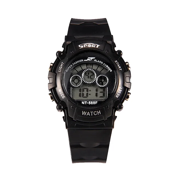 Men's multi-function digital wristwatches outdoor sports luminous black LED watch student watches - Image 9